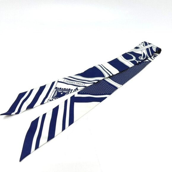 HERMES Washington's Carriage George Washington's Carriage Twilly Scarf - Picture 1 of 8